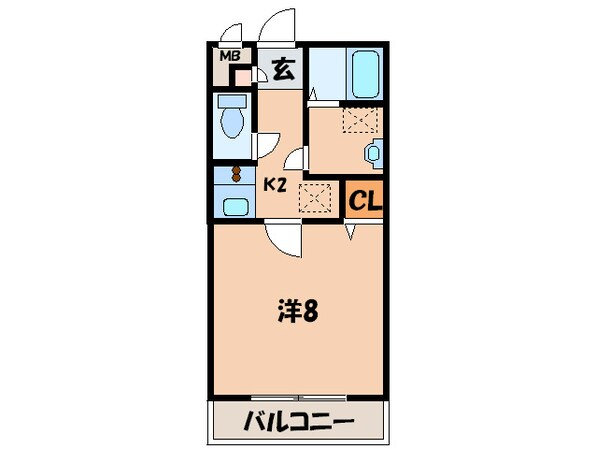 アンプルール･リーブル･LEOの物件間取画像